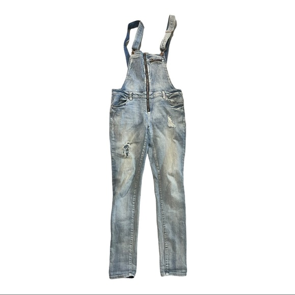 Tinseltown front zipper overalls - Picture 1 of 2